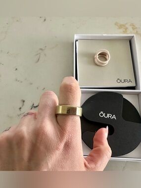 ŌURA Gen3 Heritage Gold US8 Ring - Gold